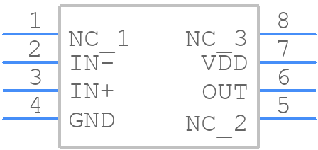 TLV2371IDG4 - Texas Instruments - PCB symbol