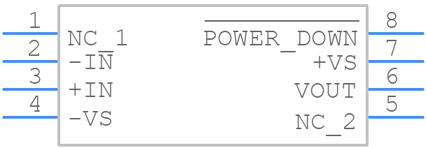 ADA4841-1YRZ-RL - Analog Devices - PCB symbol