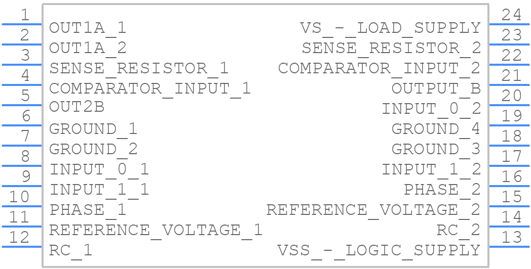 E-L6219R - STMicroelectronics - PCB symbol
