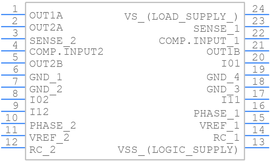 E-L6219R013TR - STMicroelectronics - PCB symbol