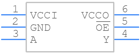 74AXP1T125GSH - Nexperia - PCB symbol