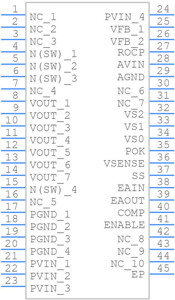 EN5335QI - Enpirion - PCB symbol