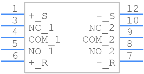 G6SK-2 DC3 - Omron Electronics - PCB symbol