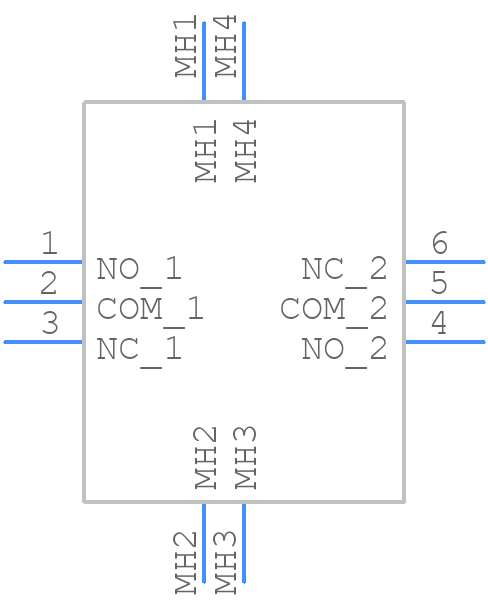 7201P3D9V3QE - LITTELFUSE - PCB symbol