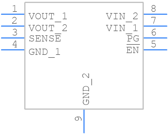 MP20046DN-S-LF-Z - Monolithic Power Systems (MPS) - PCB symbol