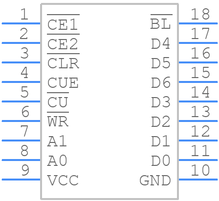 DL2416T - SIEMENS - PCB symbol