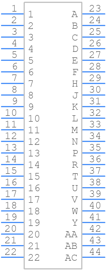 307-044-520-201 - EDAC - PCB symbol