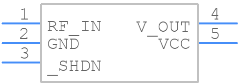 LTC5505-2ES5#PBF - Analog Devices - PCB symbol