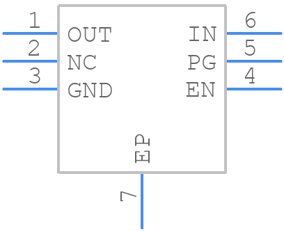 TPS74611PQWDRVRQ1 - Texas Instruments - PCB symbol