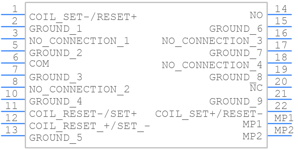 1-1462052-7 - TE Connectivity - PCB symbol