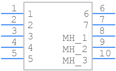 4850.2710 - SCHURTER - PCB symbol