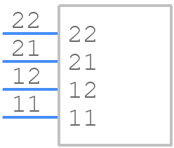 DF60-2P-10.16DS(45) - Hirose - PCB symbol