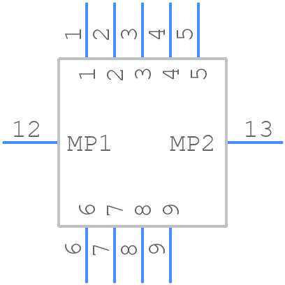 09551667812741 - HARTING - PCB symbol