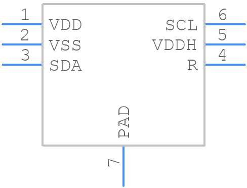 SGPC3-2.5k - Sensirion - PCB symbol