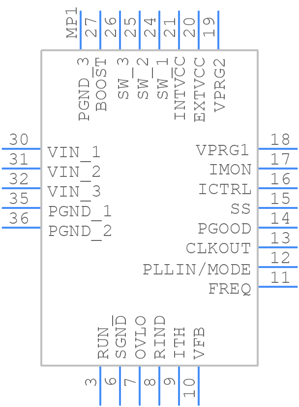 LTC7103HUHE#TRPBF - Analog Devices - PCB symbol