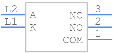 UB215SKG036G-3JB - NKK Switches - PCB symbol