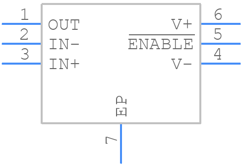 ISL28190FRUZ-T7 - Renesas Electronics - PCB symbol