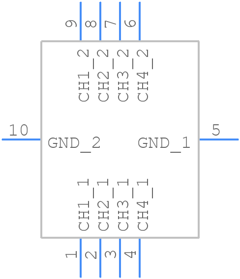 MEA2010L101R - TDK - PCB symbol