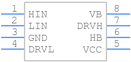 NCV5183DR2G - onsemi - PCB symbol