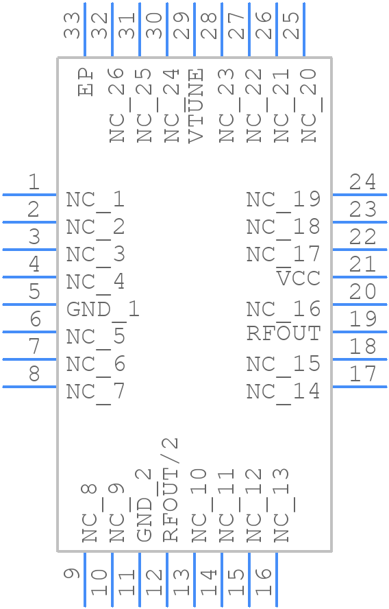 HMC1163LP5E - Analog Devices - PCB symbol