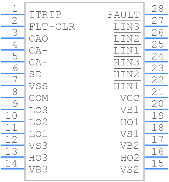 IR2133PBF - Infineon - PCB symbol