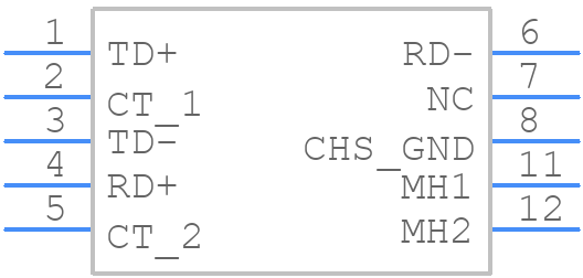 2301994-4 - TE Connectivity - PCB symbol