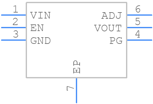LD39050PVR - STMicroelectronics - PCB symbol