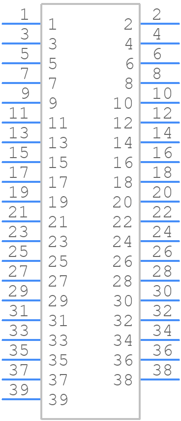 FH23-39S-0.3SHAW(05) - Hirose - PCB symbol