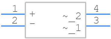 DBL107G C1 - Taiwan Semiconductor - PCB symbol