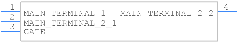 MAC08BT1G - LITTELFUSE - PCB symbol