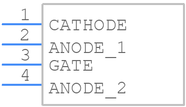 MCR69-3G - LITTELFUSE - PCB symbol