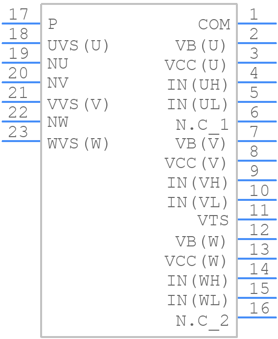 FSB50450AS - onsemi - PCB symbol