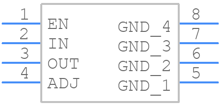 MIC39102YM - Microchip - PCB symbol