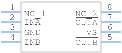 MIC4426YM - Microchip - PCB symbol