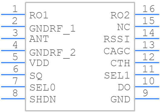 MICRF220AYQS - Microchip - PCB symbol