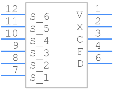 TOP268VG - Power Integrations - PCB symbol