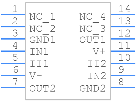 UPC272G2-A - Renesas Electronics - PCB symbol