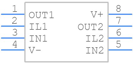 UPC842G2-A - Renesas Electronics - PCB symbol