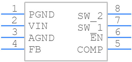 BD9C301FJ-E2 - ROHM Semiconductor - PCB symbol