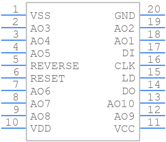 BU2505FV-E2 - ROHM Semiconductor - PCB symbol