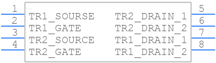 TT8J11TCR - ROHM Semiconductor - PCB symbol