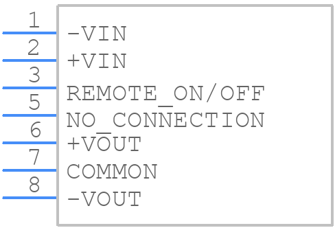 IEQ0512D15 - XP POWER - PCB symbol