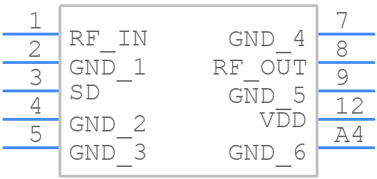 QM14501SR - Qorvo - PCB symbol