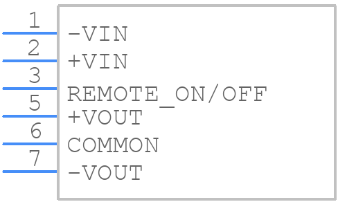 IMM0112S12 - XP POWER - PCB symbol