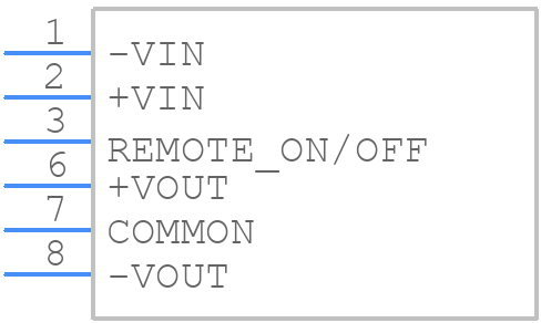 IMM0212D03 - XP POWER - PCB symbol
