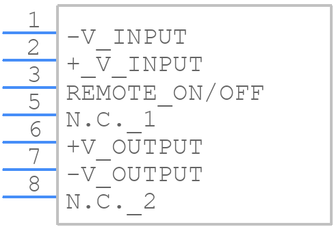 IP2405SA - XP POWER - PCB symbol