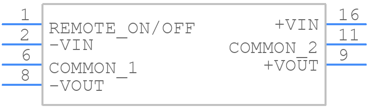 ISX0624D05 - XP POWER - PCB symbol