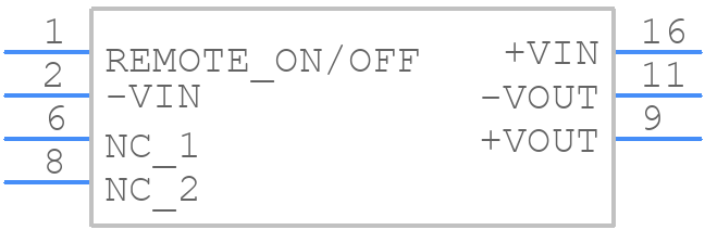 ISX0624S24 - XP POWER - PCB symbol