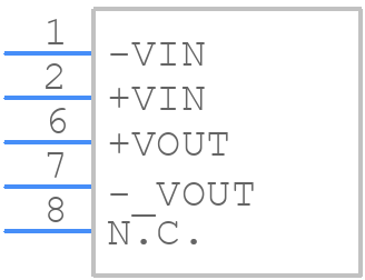 ITX0524SA - XP POWER - PCB symbol