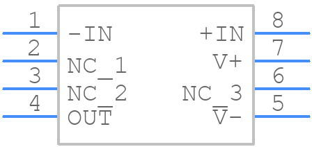 LTC6101AIMS8#PBF - Analog Devices - PCB symbol